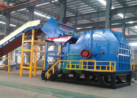 Κίνα Μεγάλη μηχανή θραυστήρων σφυριών μεγέθους, εξοπλισμός ανακύκλωσης παλιοσίδερου χαμηλού θορύβου προμηθευτής