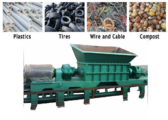 Κίνα Δίδυμος άξονας μηχανών καταστροφέων εγγράφων PVC αποβλήτων ελέγχου PC αυτόματος/μηχανών θραυστήρων PVC προμηθευτής
